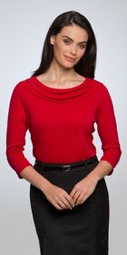 Ladies Eva Knit 34 Sleeve Top