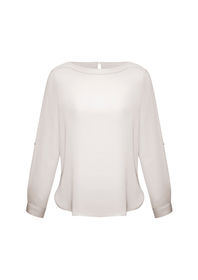 Ladies Madison Boatneck Blouse