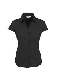 Ladies Metro Cap Sleeve Shirt