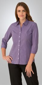 Ladies Pippa Check 34 Sleeve Shirt 