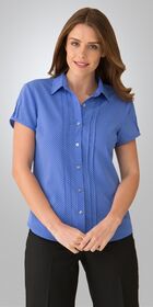 Ladies Short Sleeve City Stretch Spot Shirt 