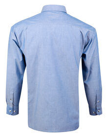 Menand39s Long Sleeve Chambray Shirt