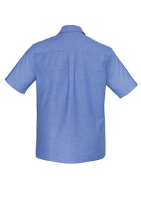 Mens Chambray Short Sleeve Shirt