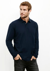 Mens L/S Crew Polo