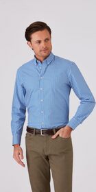 Mens Long Sleeve City Check Shirt 