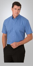 Mens Micro Check Short Sleeve Shirt 