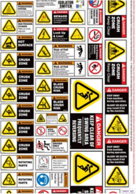 Mini Excavator Sticker Kit