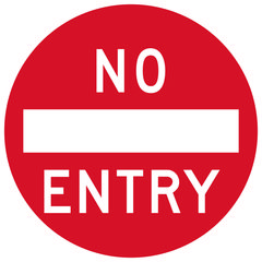 No Entry Sign