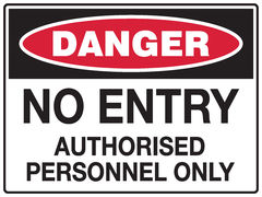 No Entry Sign