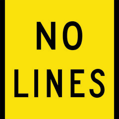 No Lines Sign