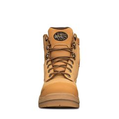 Oliver 150mm Wheat Zip Sided Safety Boot