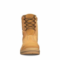 Oliver 55 385 200mm Hi Leg Wheat Zip Sided Safety Boot