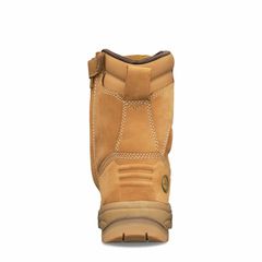 Oliver 55 385 200mm Hi Leg Wheat Zip Sided Safety Boot