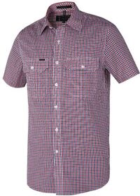 Pilbara Mens Small Check S/S Shirt