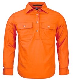 RM400CF Kids Work Shirt Tangerine