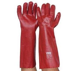 Red PVC Glove - Long