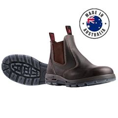 Redback Claret Elastic Side Safety Boot