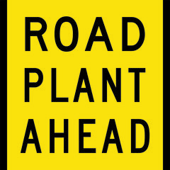 Road Plant Ahead Sign