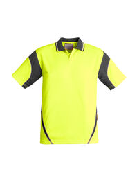 SYZMIK Mens HiVis Aztec Polo