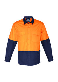 SYZMIK Mens Rugged Cooling HiVis LS Shirt