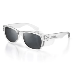 SafeStyle Classics Clear Frame Polarised Lens Safety Glasses