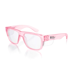 SafeStyle Fusions Pink Frame Clear Lens