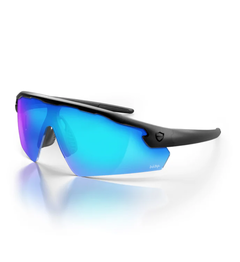 SafeStyle Phantoms Matte Black Frame Blue Lens Safety Glasses