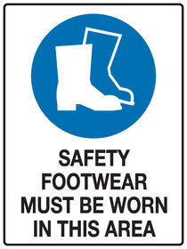 Safety Footwear Sign