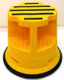 Team Wheelable 180KG Safety Step Stool - Yellow