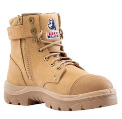 Steel Blue Argyle Zip Scuff Cap Safety Boot