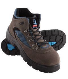 Pair of brown lace up Steel Blue work boots