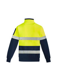 Syzmik Hi Vis 14 Zip Pullover   Hoop Taped