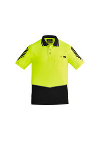 Syzmik Mens Hi Vis Flux SS Polo