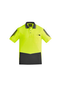 Syzmik Mens Hi Vis Flux SS Polo