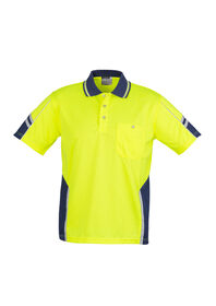 Syzmik Mens Hi Vis Squad SS Polo