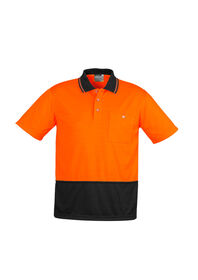 Syzmik Unisex Hi-Vis Basic Spliced S/S Polo