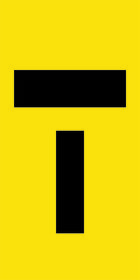 T-Lane Closed Symbol Sign